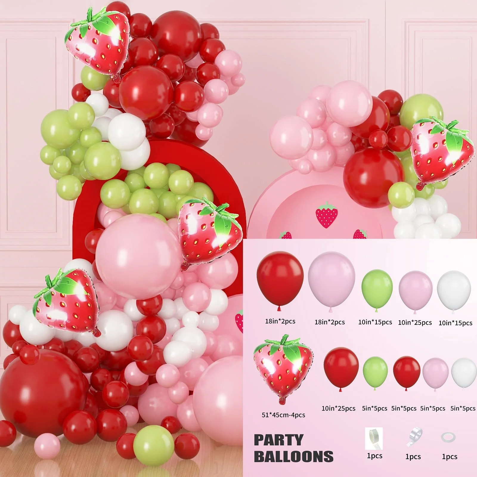 Клубничная фотогирлянда RENYUAN
Клубничная фотогирлянда RENYUAN