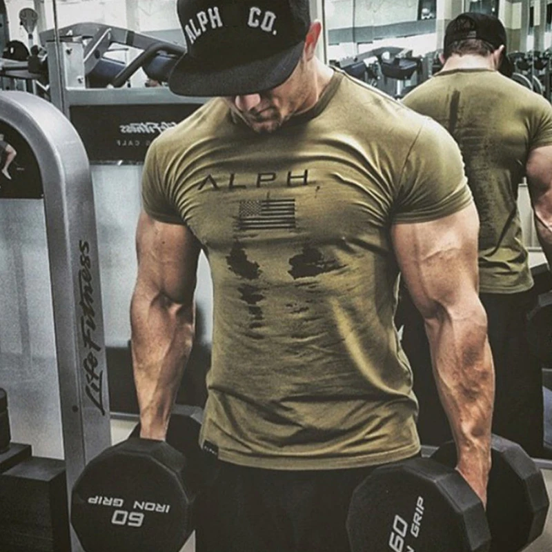 Summer Fashion Letter Printing Men's Short Sleeve T-shirt Sports Compression Tight Fitness Base Layer Gym Top
Summer Fashion Letter Printing Men's Short Sleeve T-shirt Sports Compression Tight Fitness Base Layer Gym Top