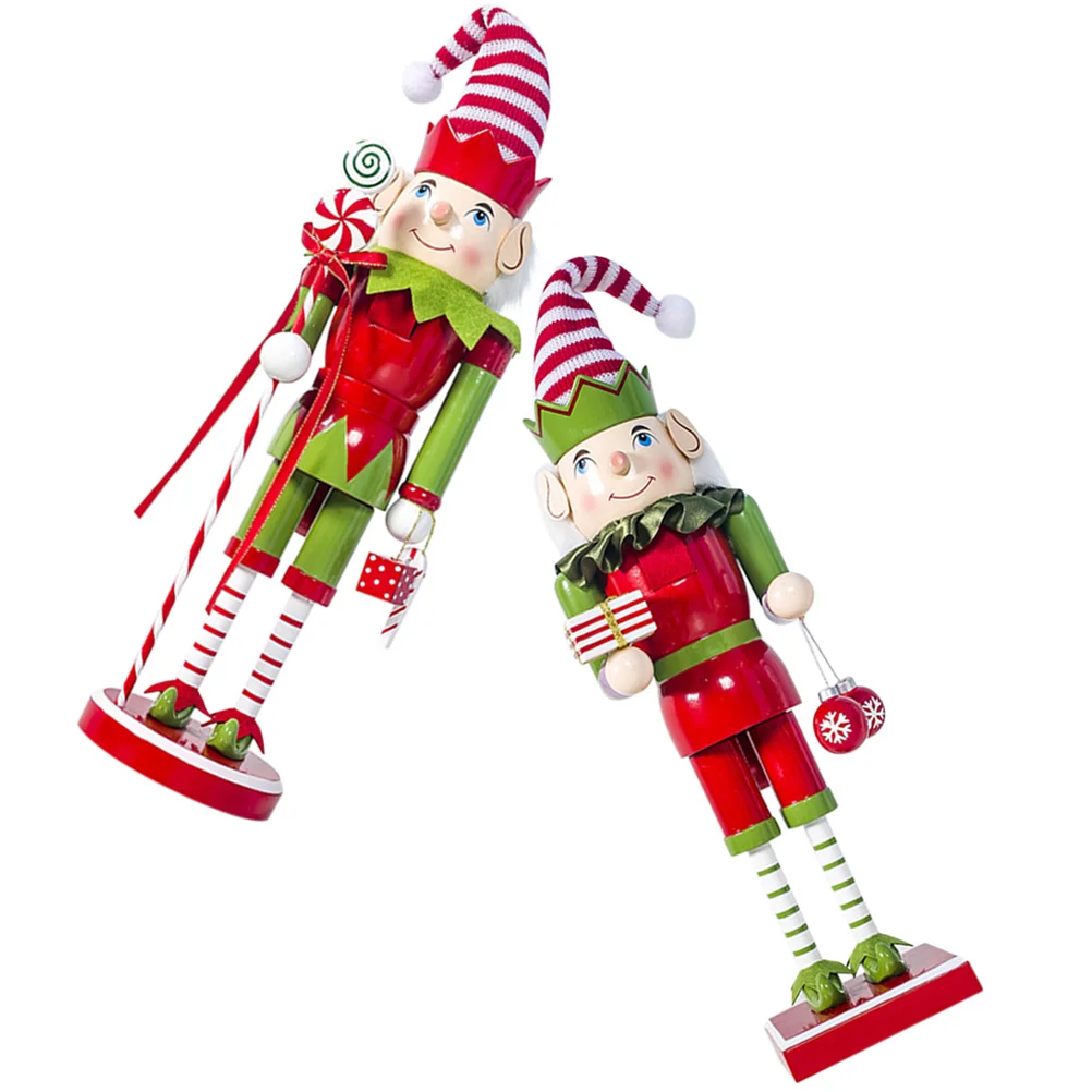 Nutcracker Christmas Woodenornament Desktop Decoration Soldier Decor Nutcrackers Wood Table Decorations Figurines Elf Figures
Nutcracker Christmas Woodenornament Desktop Decoration Soldier Decor Nutcrackers Wood Table Decorations Figurines Elf Figures
