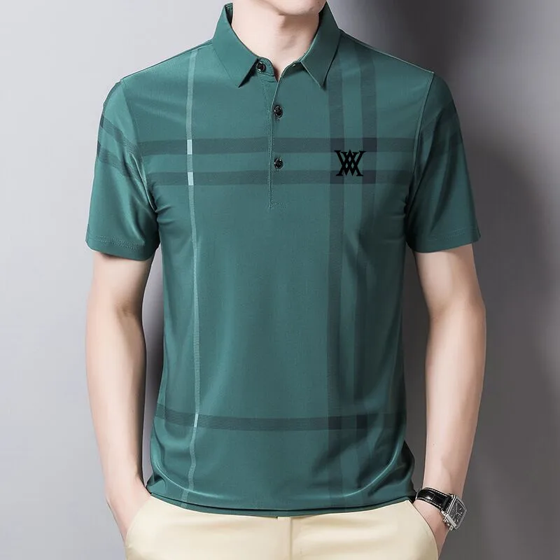 Summer Men's Golf Shirts Quick-drying Breathable Polo Shirt Polyester/spandex Short Sleeve Top Golf Wear ManShort Sleeve clothes
Summer Men's Golf Shirts Quick-drying Breathable Polo Shirt Polyester/spandex Short Sleeve Top Golf Wear ManShort Sleeve clothes