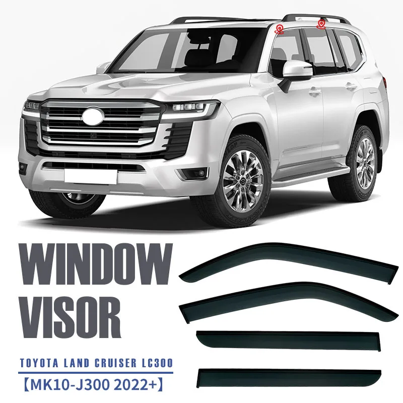 For LAND CRUISER Window visor Weather Shield Side Window Deflector Car windshield weather shield Car accessories
For LAND CRUISER Window visor Weather Shield Side Window Deflector Car windshield weather shield Car accessories