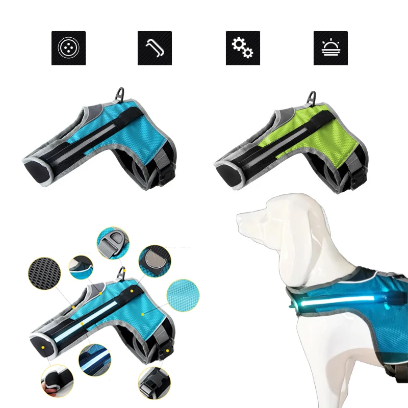 LED Luminous Dog Harness Light Up Dog Chest Strap Vest Pet Safety Reflective Harness Collar Pet Vest for Husky Shepherd Labrador
LED Luminous Dog Harness Light Up Dog Chest Strap Vest Pet Safety Reflective Harness Collar Pet Vest for Husky Shepherd Labrador