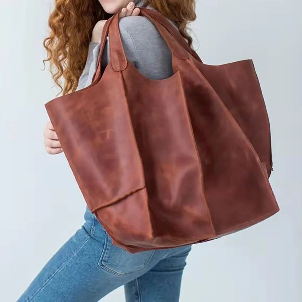 Single Shoulder Bags Female Soft Leather Handbag Tote PU Big Travel Women Handbags Female Totes Thin 
Single Shoulder Bags Female Soft Leather Handbag Tote PU Big Travel Women Handbags Female Totes Thin