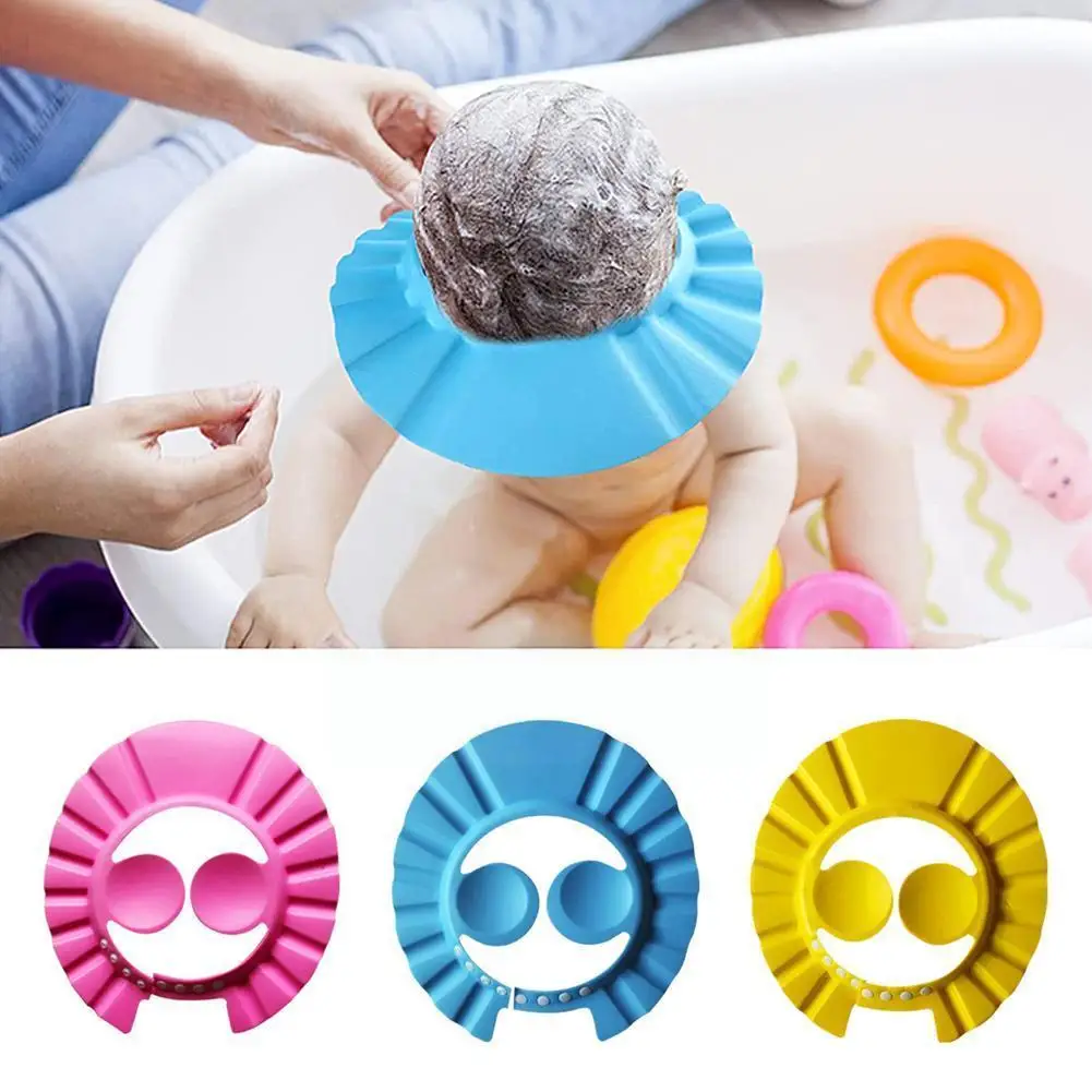 Baby Shower Cap Safe Shampoo Bath Protection Ear Adjustable Soft Hat Suitable For 0-6 Years Old Baby Hair Care Kid Bath Cap N8F0
Baby Shower Cap Safe Shampoo Bath Protection Ear Adjustable Soft Hat Suitable For 0-6 Years Old Baby Hair Care Kid Bath Cap N8F0