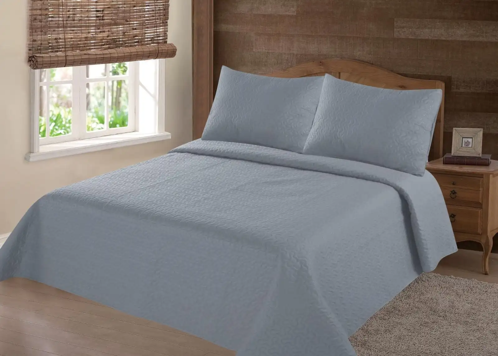 MODREN COLLECTION 1900 COUNT QUEEN NENA SLATE BLUE SOLID CLOSOUT QUILT BEDDING BEDSPREAD COVERLET PILLOW CASES SET
MODREN COLLECTION 1900 COUNT QUEEN NENA SLATE BLUE SOLID CLOSOUT QUILT BEDDING BEDSPREAD COVERLET PILLOW CASES SET