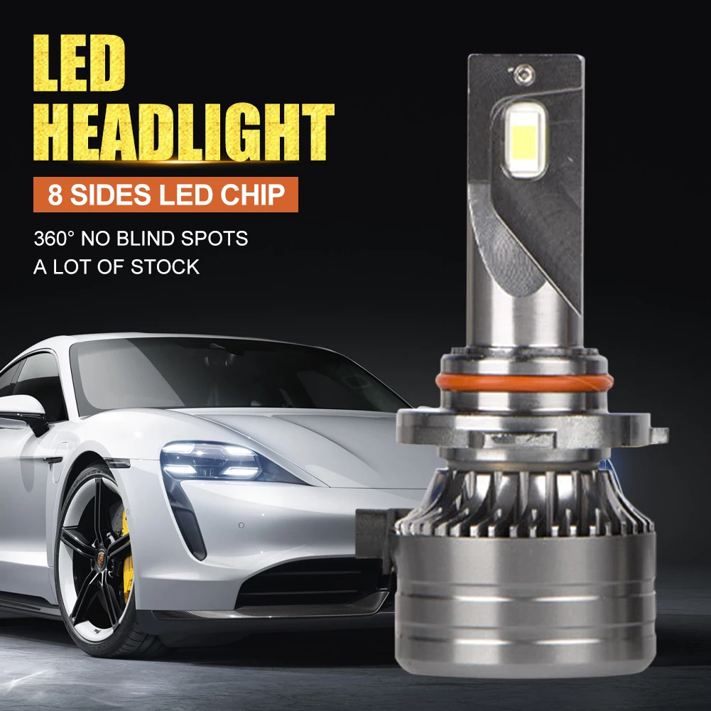 Super Bright 10000LM Car Headlights H1 H4 H7 H11 9005 Canbus LED Auto Lights Bulb 120W 6000K IP68 Waterproof Car Headlamp
Super Bright 10000LM Car Headlights H1 H4 H7 H11 9005 Canbus LED Auto Lights Bulb 120W 6000K IP68 Waterproof Car Headlamp