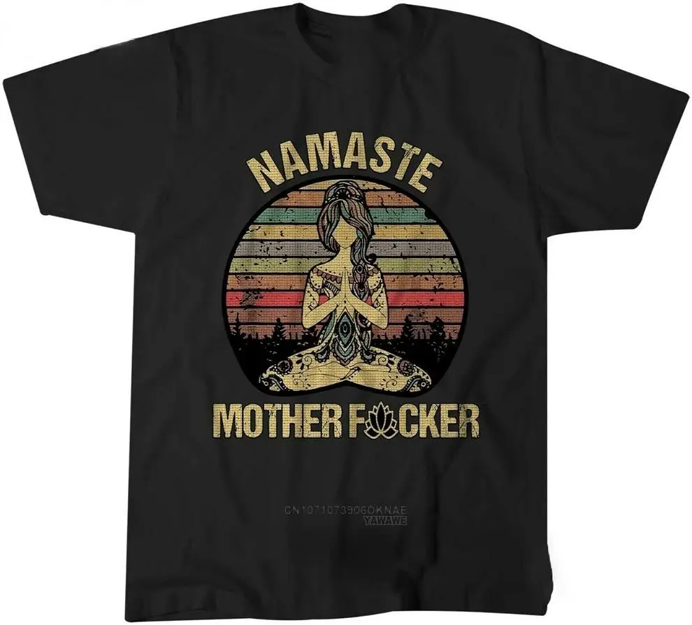 Футболка мужская в ретро стиле с надписью Namaste, модный топ с круглым вырезом для отдыха, одежда для матерей, лето
Футболка мужская в ретро стиле с надписью Namaste, модный топ с круглым вырезом для отдыха, одежда для матерей, лето