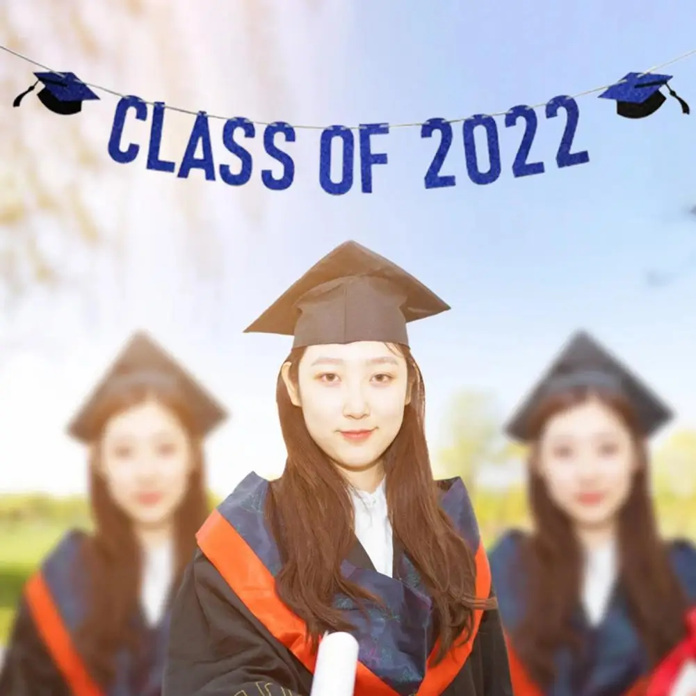 Delicate Graduation Banner Easy Installation Paper Decorative Realistic Graduation Hanging Banner for Classroom
Delicate Graduation Banner Easy Installation Paper Decorative Realistic Graduation Hanging Banner for Classroom