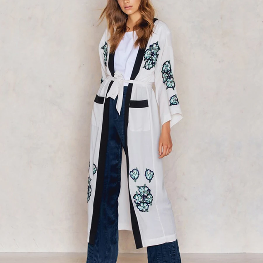 TEELYNN Tunica Long Dress Vintage White Cotton Floral Embroidery Kimono Beach Cover Up Women Vestidos 2022 Summer Swim Smock
TEELYNN Tunica Long Dress Vintage White Cotton Floral Embroidery Kimono Beach Cover Up Women Vestidos 2022 Summer Swim Smock