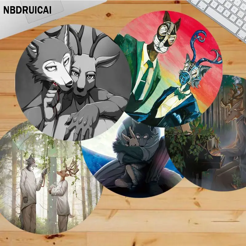 BEASTARS Anti-Slip Round Gaming Mouse Pad Gamer Desk Mats Keyboard Pad Mause Pad Office Desk Set Accessories Writing Desk Mats
BEASTARS Anti-Slip Round Gaming Mouse Pad Gamer Desk Mats Keyboard Pad Mause Pad Office Desk Set Accessories Writing Desk Mats