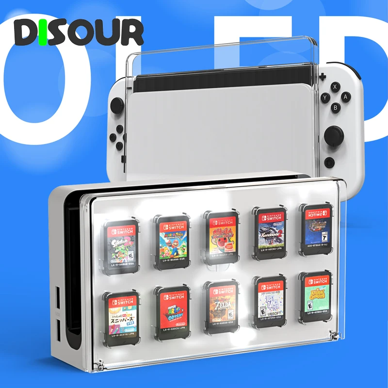 Чехол для Nintendo Switch с OLED зарядным устройством, чехол с хранилищем для игровых карт, пылезащитный жесткий чехол из поликарбоната для Nintendo Switch, ...
Чехол для Nintendo Switch с OLED зарядным устройством, чехол с хранилищем для игровых карт, пылезащитный жесткий чехол из поликарбоната для Nintendo Switch, ...