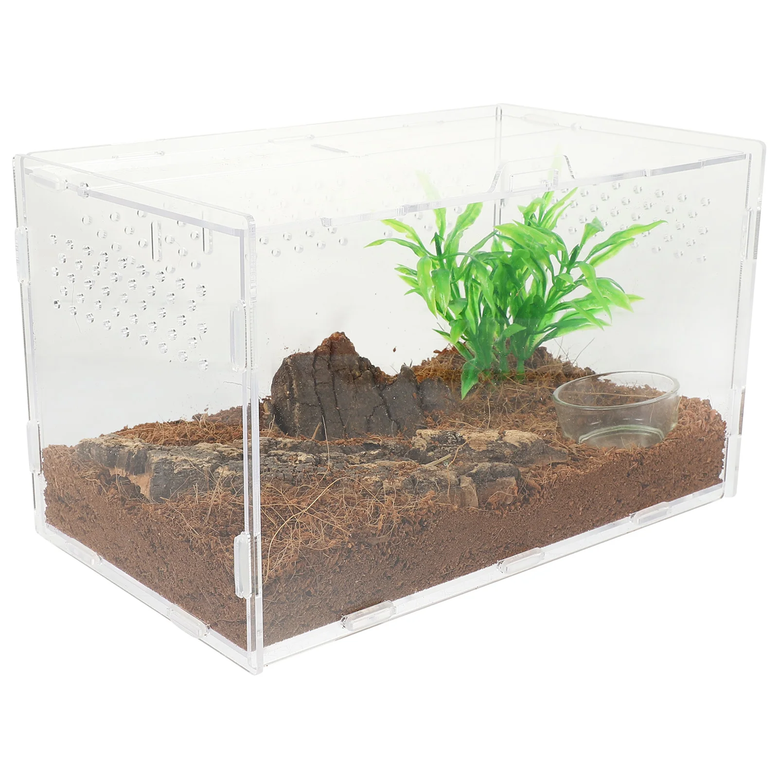 Reptile Enclosure Cage Habitat Spider Boxes Breeding Terrarium Box Tarantula Acrylic Plastic Hermit Breeder Crab Accessories
Reptile Enclosure Cage Habitat Spider Boxes Breeding Terrarium Box Tarantula Acrylic Plastic Hermit Breeder Crab Accessories