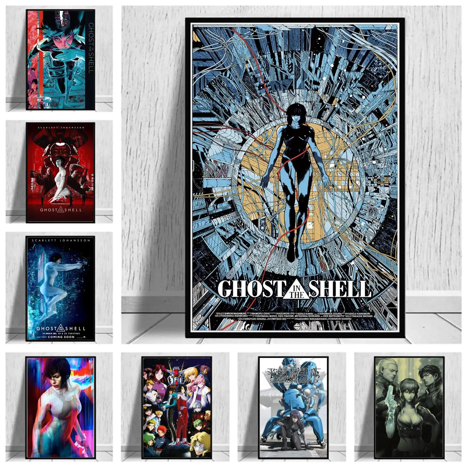 Ghost In the Shell Anime Movie Posters Canvas Painting Posters and Prints Wall Art Picture Home Living Room Decor
Ghost In the Shell Anime Movie Posters Canvas Painting Posters and Prints Wall Art Picture Home Living Room Decor