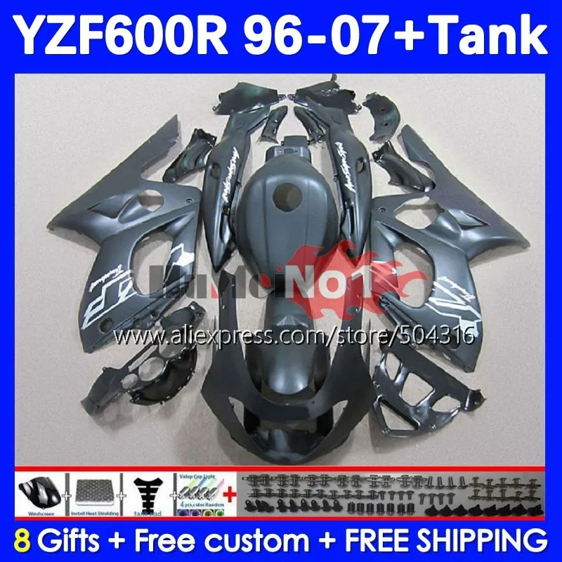 

Thundercat Kit For YAMAHA YZF-600R YZF 600R 38No.20 YZF600R 1996 1997 1998 1999 2000 2001 02 03 04 05 06 07 Fairing black matte