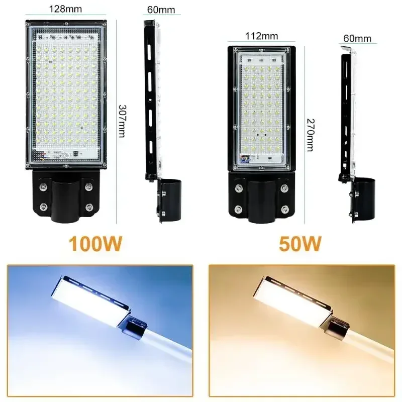 

50W 100W LED Floodlight AC 220V 240V Waterproof IP65 Outdoor Projector Flood Light LED Reflector Spotlight Street Lamp Lighting
