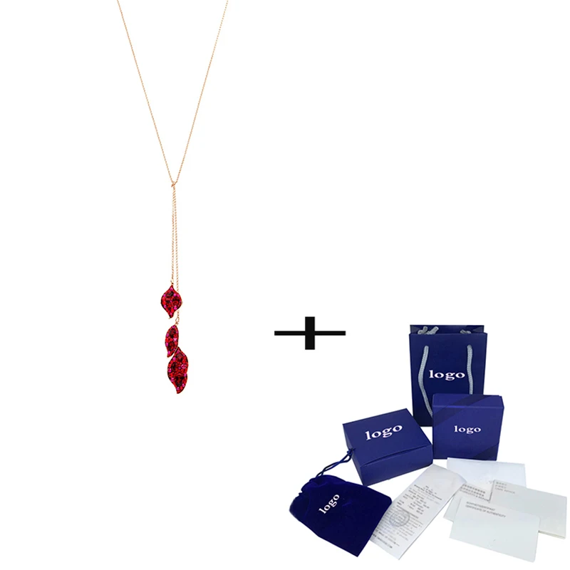 SWA Exquisite New GRACEFUL BLOOM Long Necklace Romantic Shiny Red Crystal Lady Jewelry for Girlfriend Fashion Classic
SWA Exquisite New GRACEFUL BLOOM Long Necklace Romantic Shiny Red Crystal Lady Jewelry for Girlfriend Fashion Classic