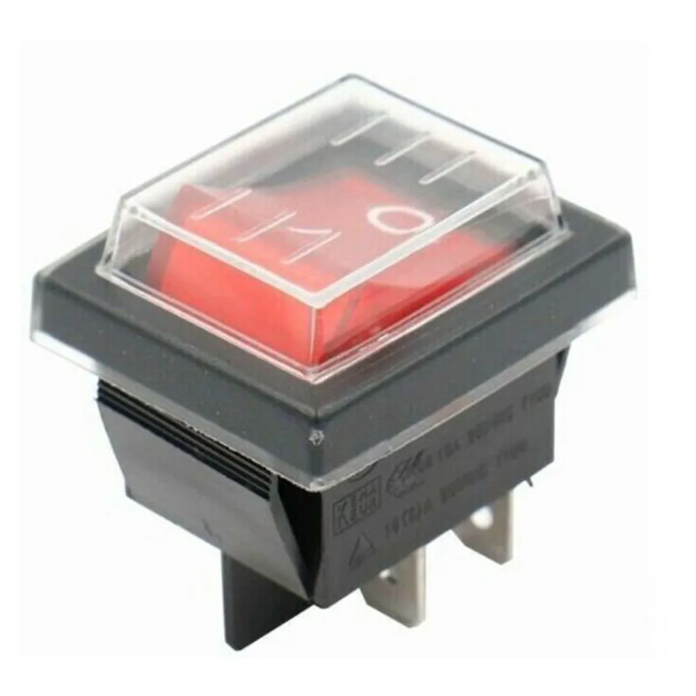 High Quality Rocker Switch Power Button 37*30*33mm 4 Pins Switch With Light With Waterproof Cover Power ON/OFF Device
High Quality Rocker Switch Power Button 37*30*33mm 4 Pins Switch With Light With Waterproof Cover Power ON/OFF Device