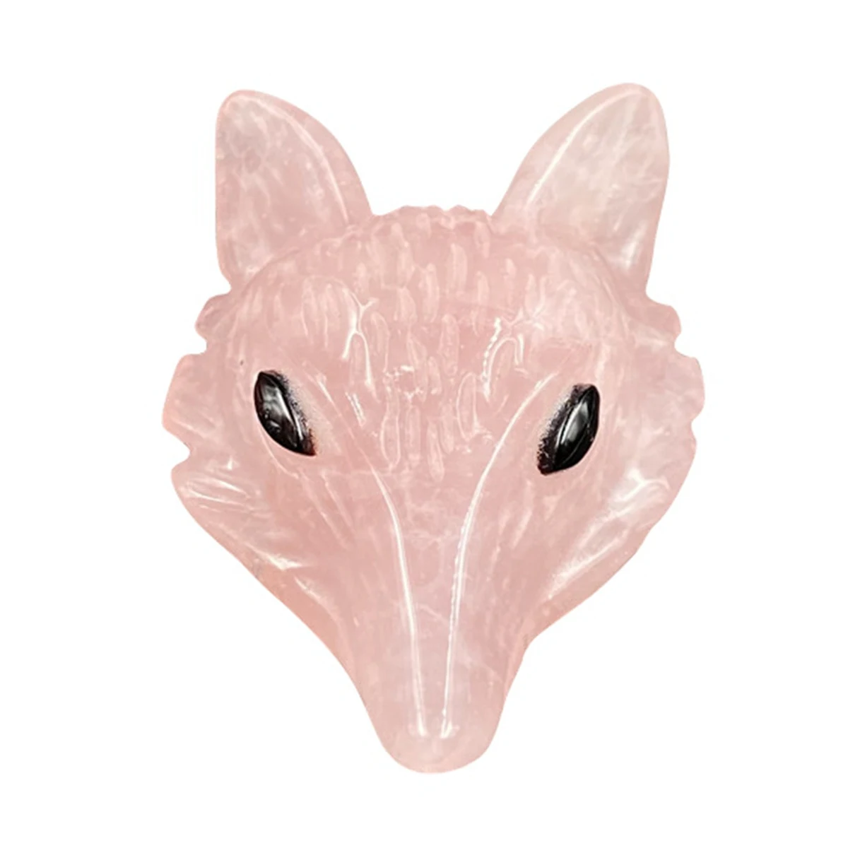 Natural 1.5Inch Rose Quartz Fox Pendant Necklace Healing Chakra Crystal Animal Head Statue Figurine Gifts 18" Black Leather
Natural 1.5Inch Rose Quartz Fox Pendant Necklace Healing Chakra Crystal Animal Head Statue Figurine Gifts 18" Black Leather