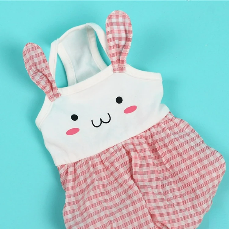 Pet Sweet Rabbit Print Plaid Dog Slip Dress Poodle Pomeranian Dog Clothes for Small Dogs Summer
Pet Sweet Rabbit Print Plaid Dog Slip Dress Poodle Pomeranian Dog Clothes for Small Dogs Summer