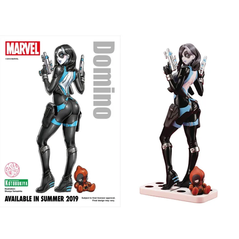 Фигурка Kotobukiya, фигурка героя мультфильма Marvel x Bishoujo MK280, домино, игрушки для детей, подарок, Коллекционная модель, украшения
Фигурка Kotobukiya, фигурка героя мультфильма Marvel x Bishoujo MK280, домино, игрушки для детей, подарок, Коллекционная модель, украшения