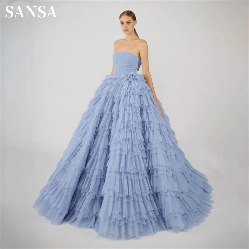 Sansa Luxury Ball Gown فساتين سهره فاخره 2023 Princess Strapless Multilayer فساتين السهرة Luxury Handmade Puffy Prom Dresses
Sansa Luxury Ball Gown فساتين سهره فاخره 2023 Princess Strapless Multilayer فساتين السهرة Luxury Handmade Puffy Prom Dresses