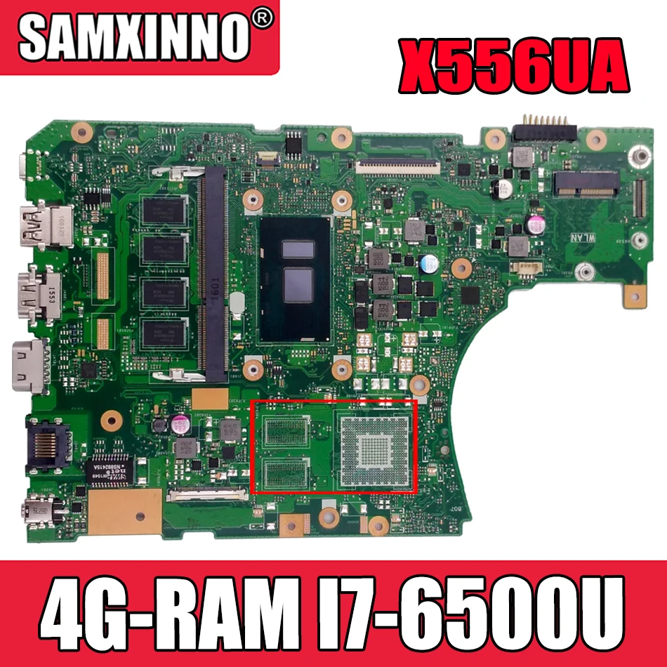 Материнская плата Akemy X556UJ для ноутбука ASUS VivoBook X556UA X556UAM X556UV оригинальная материнская плата 4G ОЗУ
Материнская плата Akemy X556UJ для ноутбука ASUS VivoBook X556UA X556UAM X556UV оригинальная материнская плата 4G ОЗУ