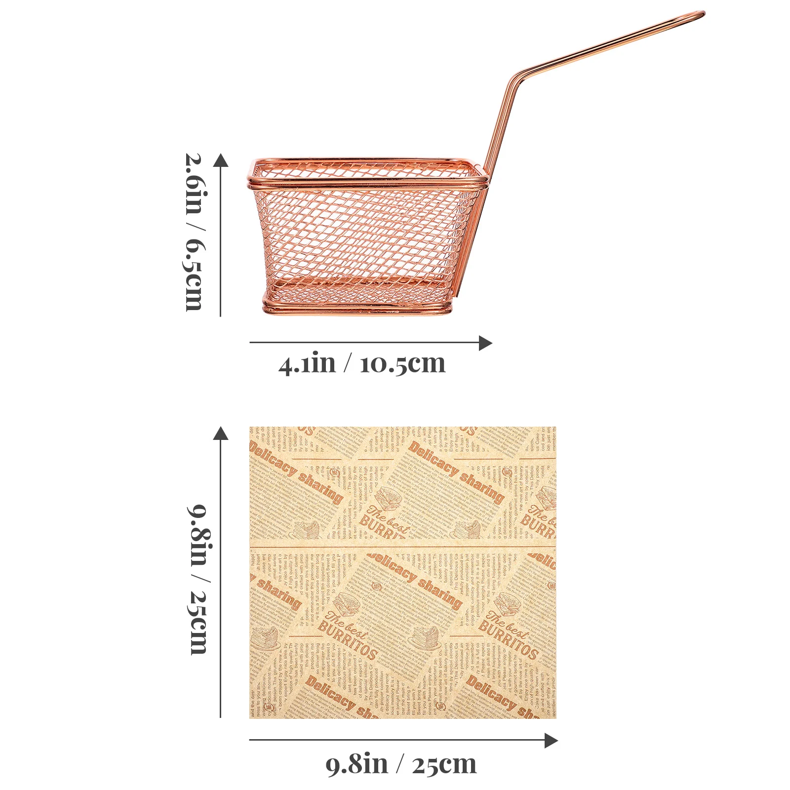 Basket Fry French Paperchip Baskets Serving Mini Sheets Fries Holder Deli Steel Stainless Strainer Chips Fryer Fried Frying Wax
Basket Fry French Paperchip Baskets Serving Mini Sheets Fries Holder Deli Steel Stainless Strainer Chips Fryer Fried Frying Wax