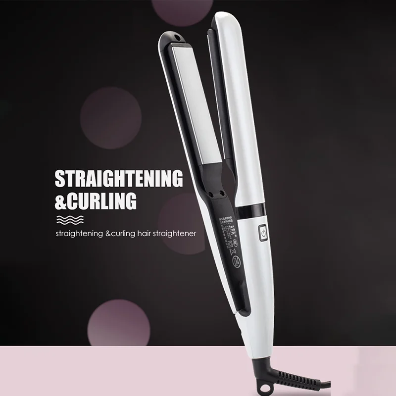 2 In 1 Hair Straightener and Curler Ceramic Flat Iron Straightening Styling Tools Ceramic Hair Crimper Corrugation Curling Iron
2 In 1 Hair Straightener and Curler Ceramic Flat Iron Straightening Styling Tools Ceramic Hair Crimper Corrugation Curling Iron