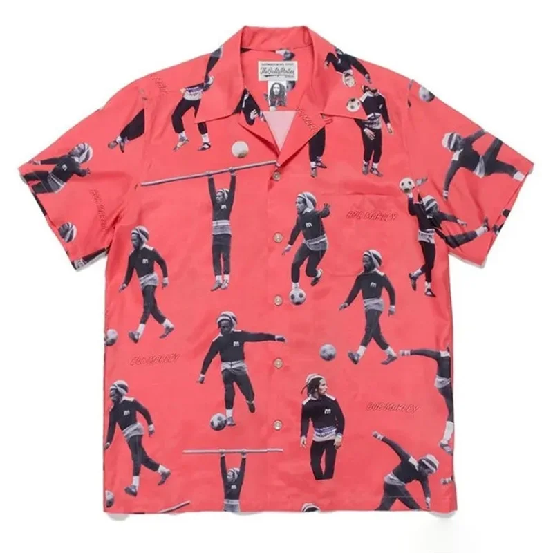 Rose WACKO MARIA Shirt Summer New Men Women Fashion Casual Outdoor Full Print Short Sleeve Hawaiian Shirts
Rose WACKO MARIA Shirt Summer New Men Women Fashion Casual Outdoor Full Print Short Sleeve Hawaiian Shirts
