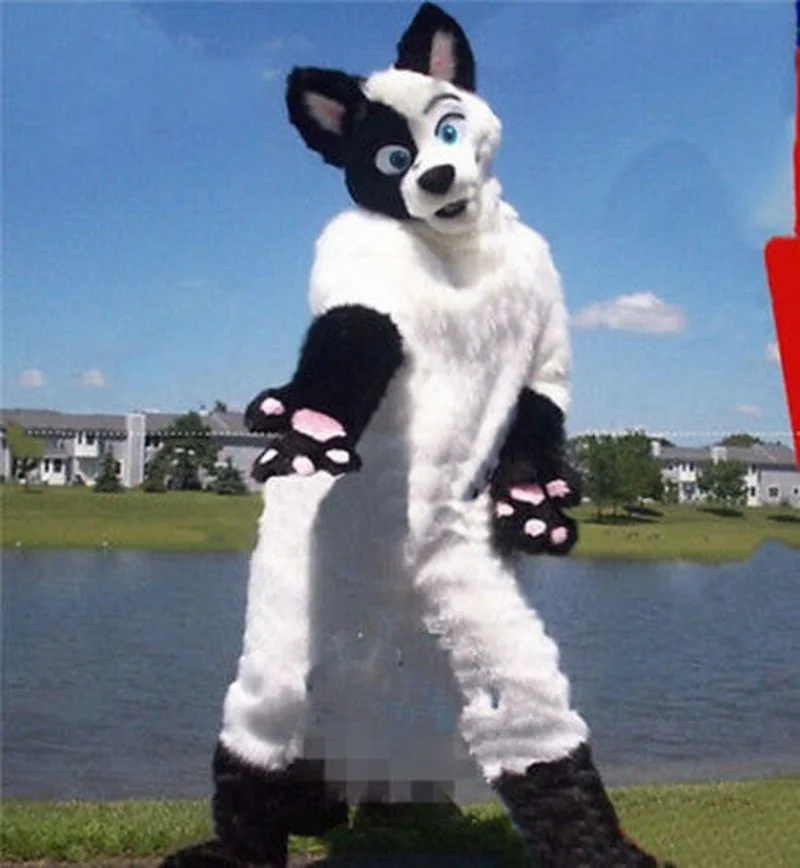 Halloween White Long Fur Fox Wolf Fursuit Mascot Costumes Adults Outfits
Halloween White Long Fur Fox Wolf Fursuit Mascot Costumes Adults Outfits