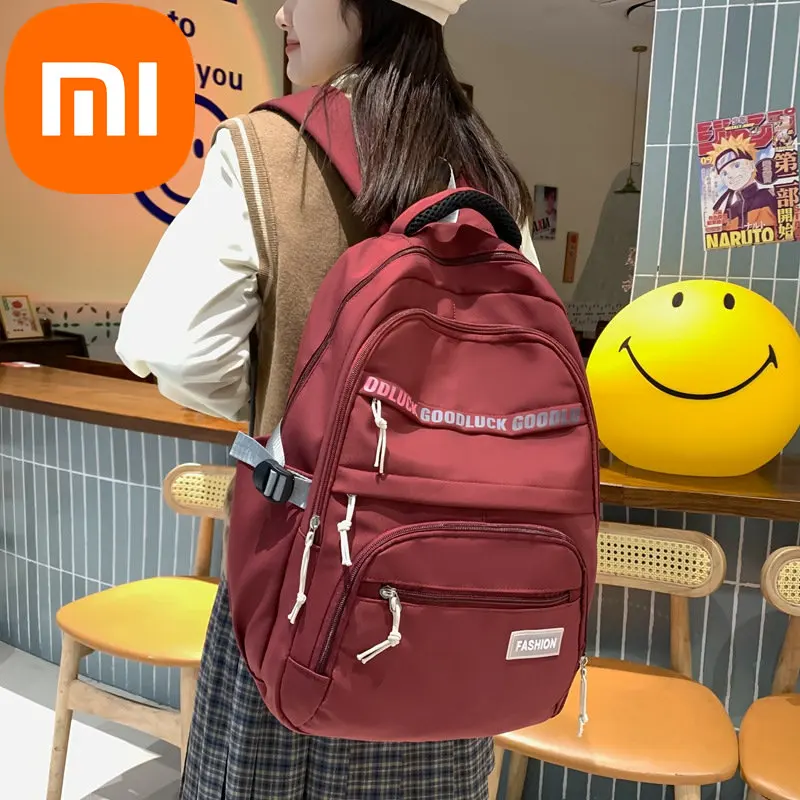 Xiaomi Backpack Schoolbag, Middle School Students' Solid Color Backpack, Large Capacity, Light, Simple, High Beauty Backpack
Xiaomi Backpack Schoolbag, Middle School Students' Solid Color Backpack, Large Capacity, Light, Simple, High Beauty Backpack