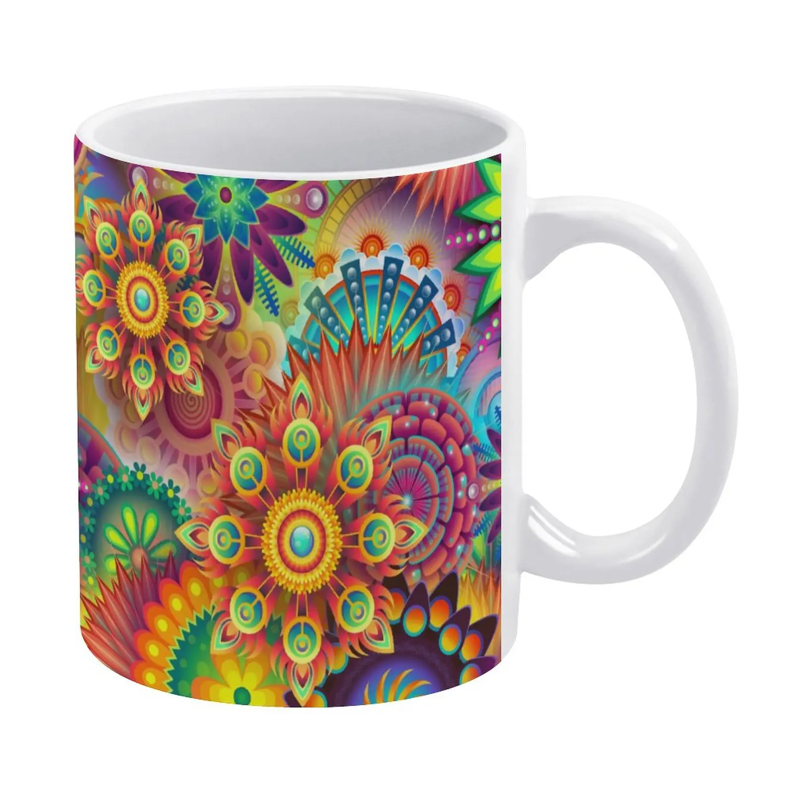 Floral Print Mug Psychedelic Flowers Porcelain Hot Chocolate Mug Wholesale Modern Cups
Floral Print Mug Psychedelic Flowers Porcelain Hot Chocolate Mug Wholesale Modern Cups
