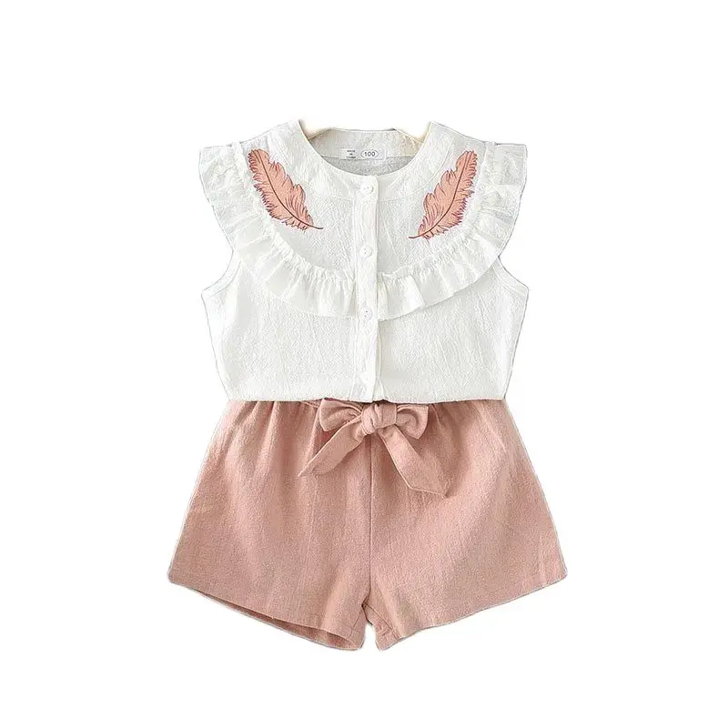 Baby Girls Summer Clothing Sets Casual Embroidery Floral Ruffles T-shirt Shorts 2Pcs Children Clothes Outfits 2-7 Year
Baby Girls Summer Clothing Sets Casual Embroidery Floral Ruffles T-shirt Shorts 2Pcs Children Clothes Outfits 2-7 Year