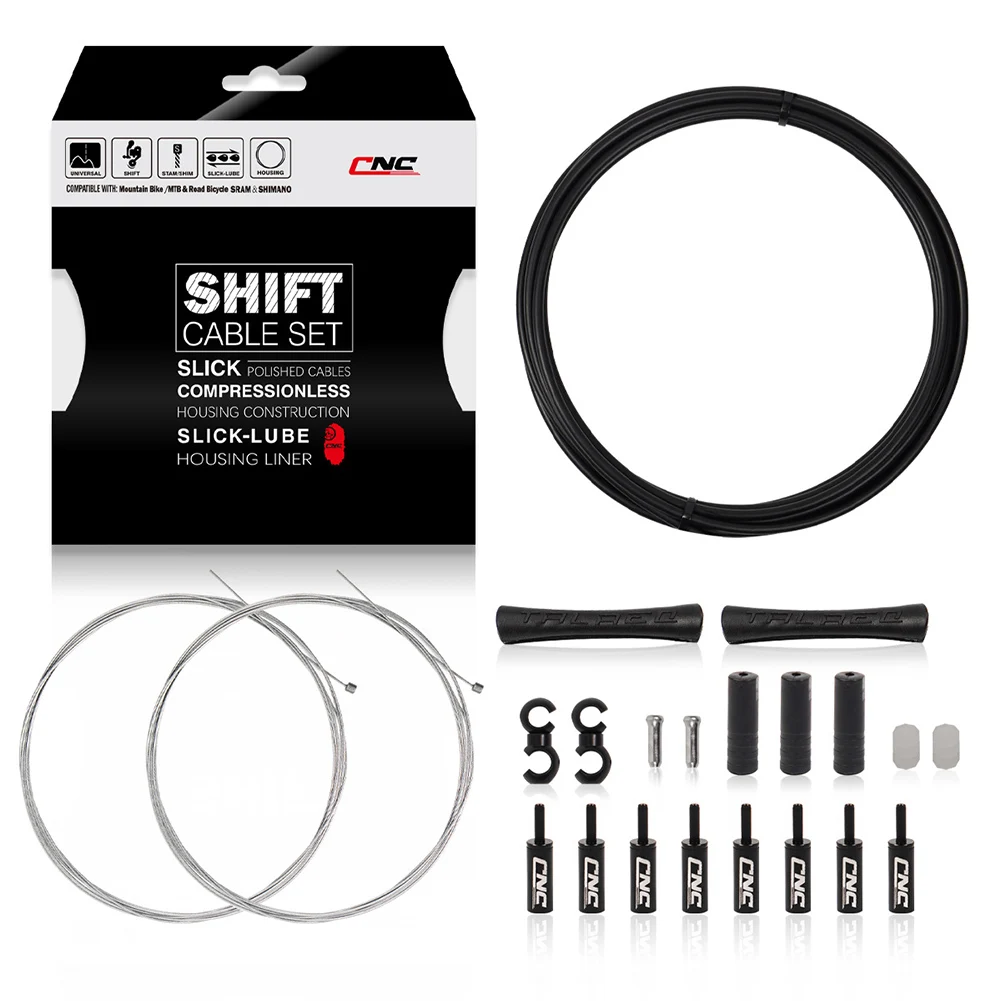 Road Bicycle Shift Cable Set High Precision Grinding Wire Core Rat Tail Wire Tube Cap PVC Durable Bike Cycling Accessories Parts
Road Bicycle Shift Cable Set High Precision Grinding Wire Core Rat Tail Wire Tube Cap PVC Durable Bike Cycling Accessories Parts