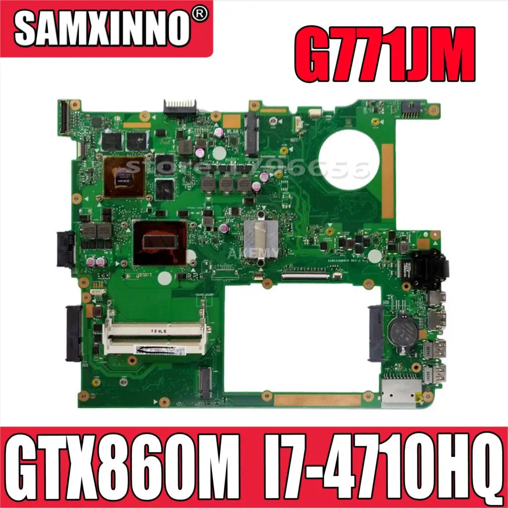Send board+ G771JM Motherboard I7-4710HQ REV:2.0 For Asus G771J G771JK laptop Motherboard G771JM Mainboard GTX860M/4GB
Send board+ G771JM Motherboard I7-4710HQ REV:2.0 For Asus G771J G771JK laptop Motherboard G771JM Mainboard GTX860M/4GB