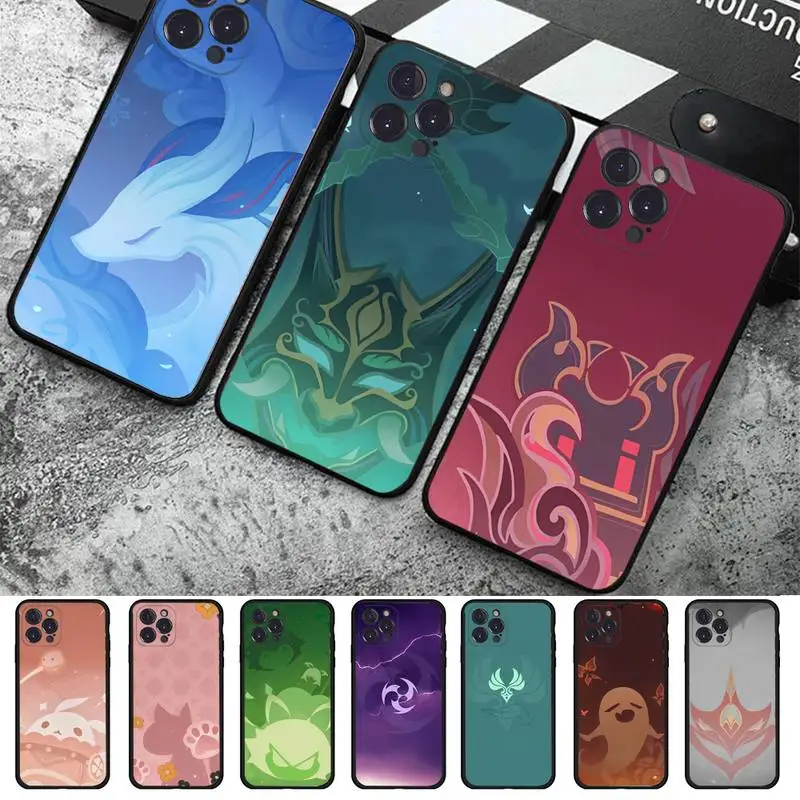 Genshin Impact Logo Phone Case For iPhone 14 11 12 13 Mini Pro XS Max Cover 6 7 8 Plus X XR SE 2020 Funda Shell
Genshin Impact Logo Phone Case For iPhone 14 11 12 13 Mini Pro XS Max Cover 6 7 8 Plus X XR SE 2020 Funda Shell