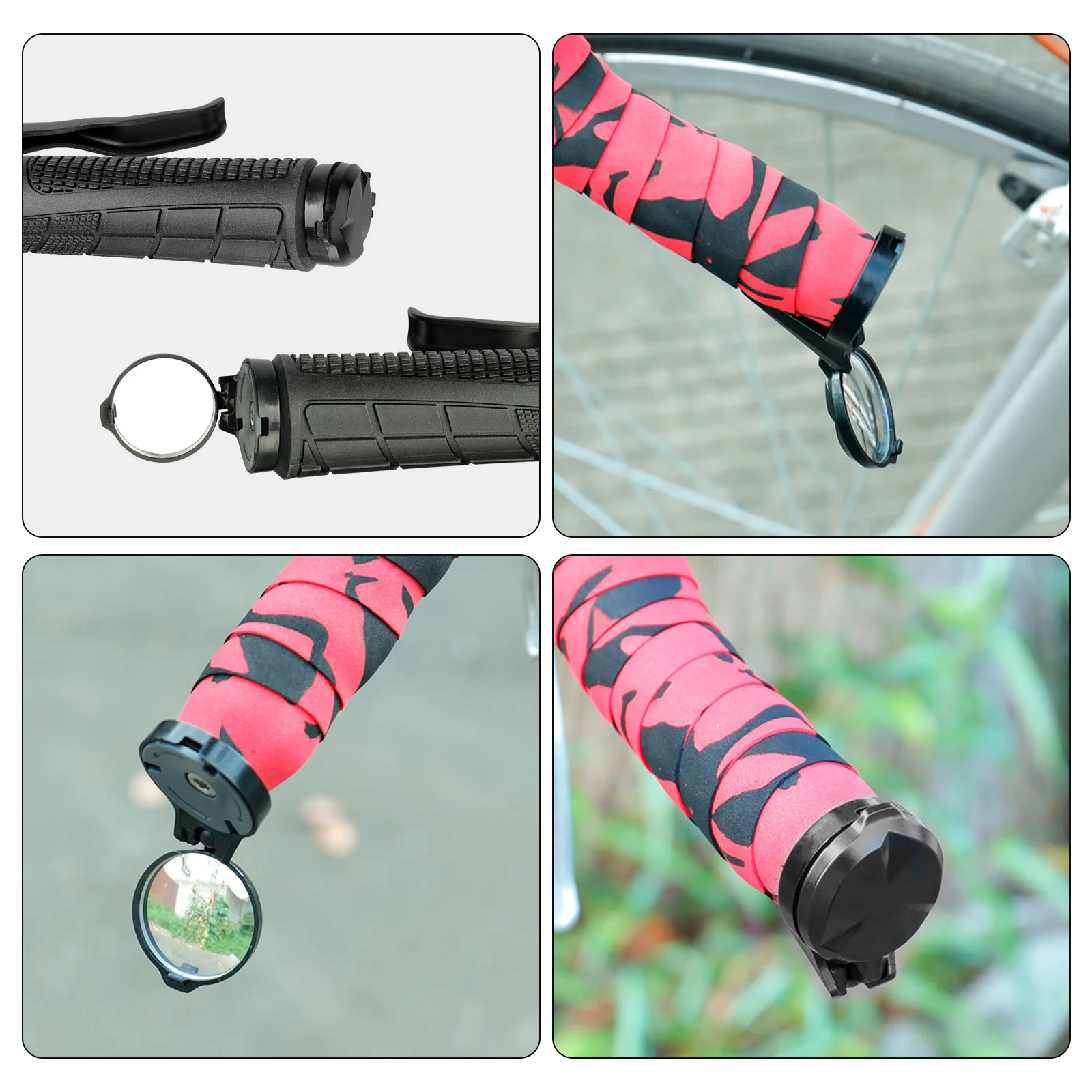 MTB Bicycle Mirror Mini Rear View Mirror With Wrench Spaner Tool Foldable 360 Degree Rotatable Safe E-Bike Electric Bike Cycling
MTB Bicycle Mirror Mini Rear View Mirror With Wrench Spaner Tool Foldable 360 Degree Rotatable Safe E-Bike Electric Bike Cycling
