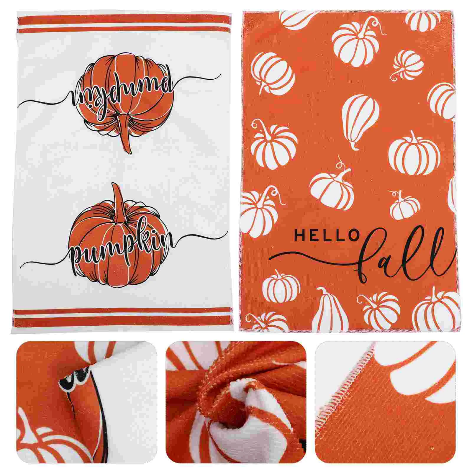 Fall Kitchen Towels Autumn Dish Towels Household Absorbent Dish Rags
Fall Kitchen Towels Autumn Dish Towels Household Absorbent Dish Rags