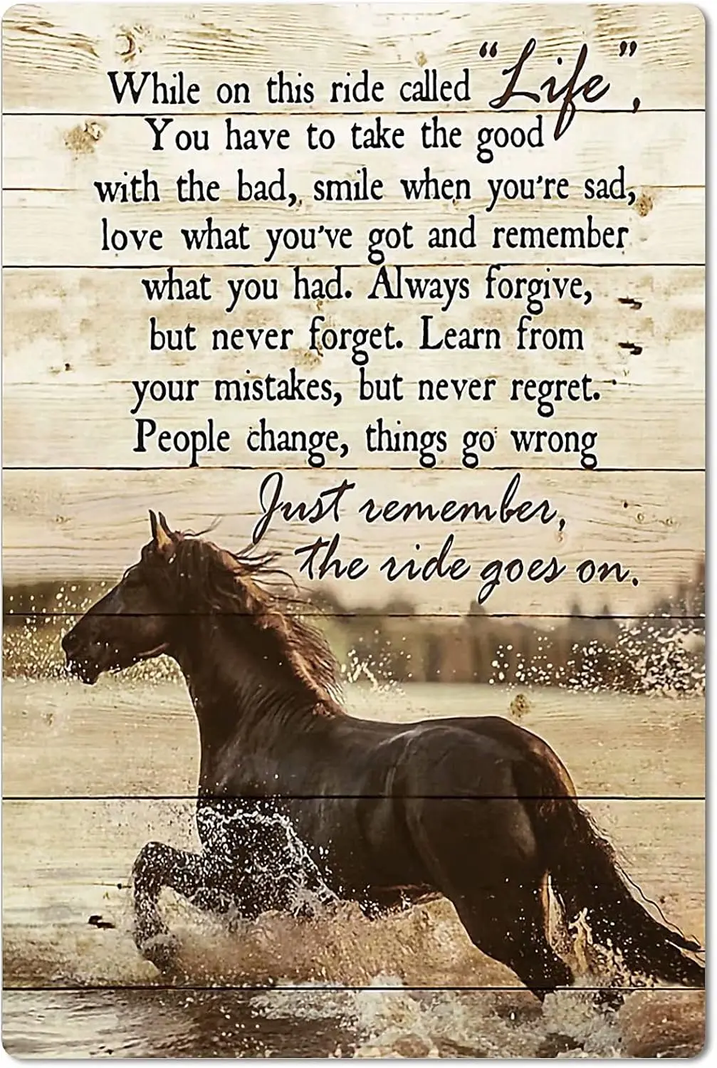 Металлическая вывеска с лошадью
Металлическая вывеска с лошадью