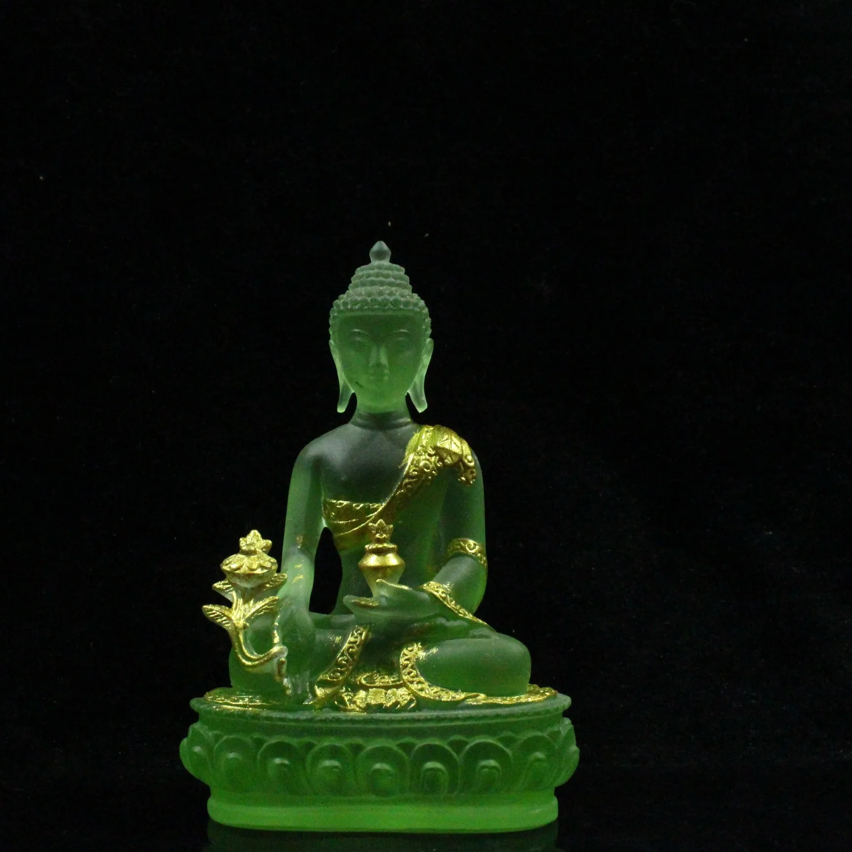 Chinese Exquisite Colord Glaze Gilt Sakyamuni Buddha Statue Buddhist Supplies Home Craft Living Room Furniture Decoration
Chinese Exquisite Colord Glaze Gilt Sakyamuni Buddha Statue Buddhist Supplies Home Craft Living Room Furniture Decoration