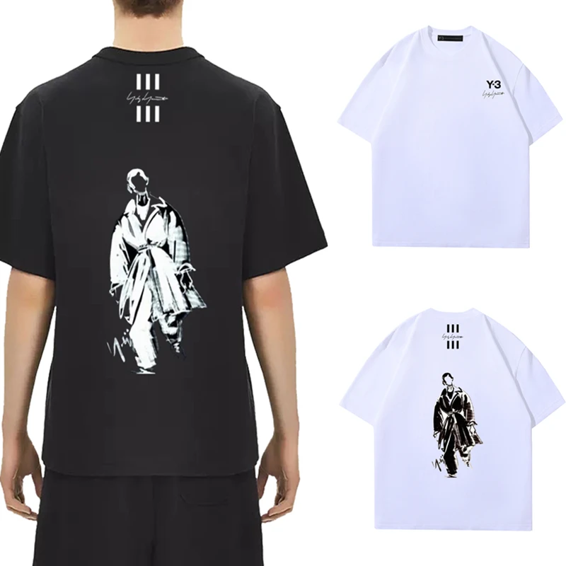 Y3 YOHJI Signature LOGO Faceless Male Oil Painting Print Japanese Trend Casual Men's Y-3 Short Sleeve T-Shirt
Y3 YOHJI Signature LOGO Faceless Male Oil Painting Print Japanese Trend Casual Men's Y-3 Short Sleeve T-Shirt