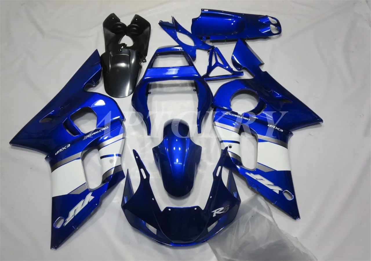 Новый комплект обтекателей для мотоциклов из АБС-пластика, подходит для Yamaha YZF 600 R6 1998 1999 2000 2001 2002, комплект обтекателей синего и белого цвето...
Новый комплект обтекателей для мотоциклов из АБС-пластика, подходит для Yamaha YZF 600 R6 1998 1999 2000 2001 2002, комплект обтекателей синего и белого цвето...