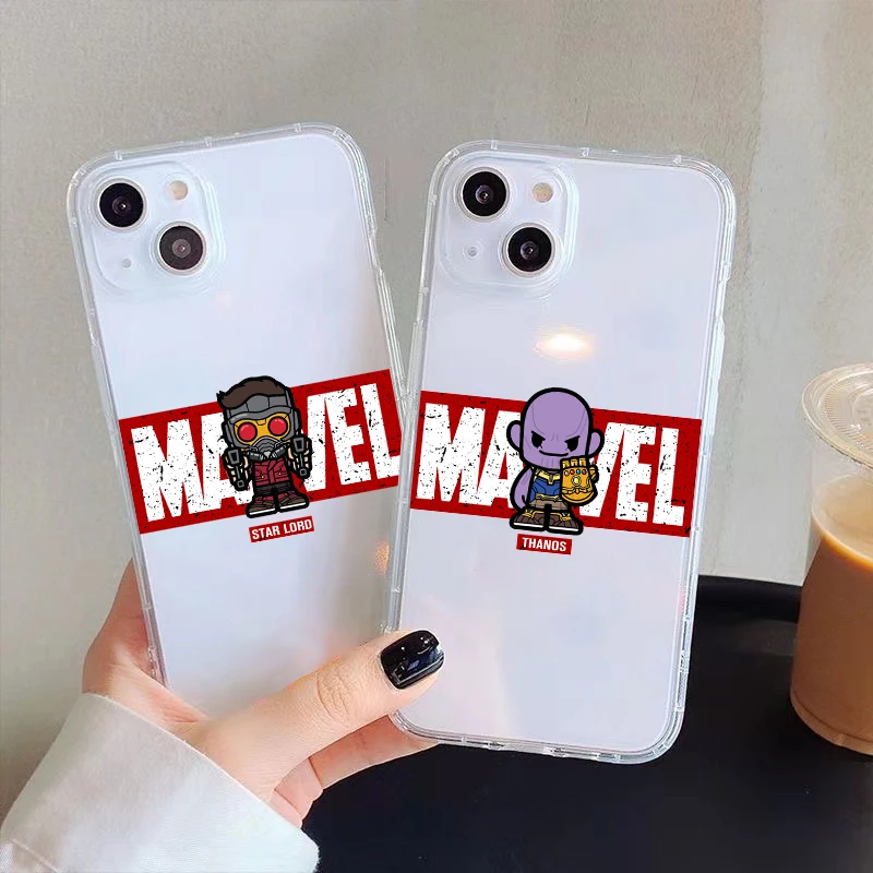 Cute Marvel Logo Clear Phone Case For iPhone 11 Pro Max 12 13 Pro Mini X XR XS Max 6 6S 7 8 Plus Se2 Black Full Protection
Cute Marvel Logo Clear Phone Case For iPhone 11 Pro Max 12 13 Pro Mini X XR XS Max 6 6S 7 8 Plus Se2 Black Full Protection