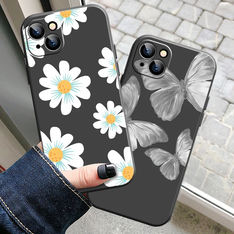 Butterfly Flower Phone Cases For iPhone 11 12 Pro MAX 6 6S 7 8 Plus X XS XR 12 13 Mini SE 2020 Phone Case Carcasa Soft Black
Butterfly Flower Phone Cases For iPhone 11 12 Pro MAX 6 6S 7 8 Plus X XS XR 12 13 Mini SE 2020 Phone Case Carcasa Soft Black