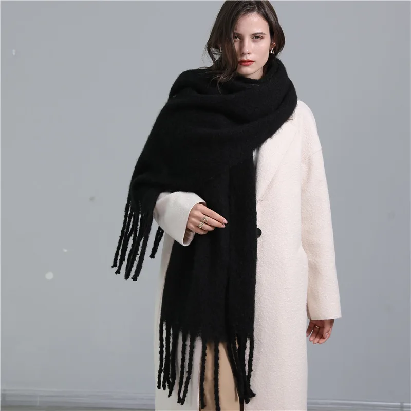 Long Cashmere Neck Scarf For Women Winter Warm Shawls and Wraps Large Hijab Scarves Female 220x50cm Thickened Scarf Solid Colors
Long Cashmere Neck Scarf For Women Winter Warm Shawls and Wraps Large Hijab Scarves Female 220x50cm Thickened Scarf Solid Colors