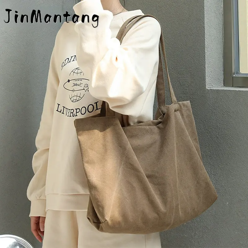 Casual Large Capacity Canvas Shopper Totes High Quality Eco Reusable Books Handbag For Women Travel Armpit Shoulder Bags Pouch
Casual Large Capacity Canvas Shopper Totes High Quality Eco Reusable Books Handbag For Women Travel Armpit Shoulder Bags Pouch