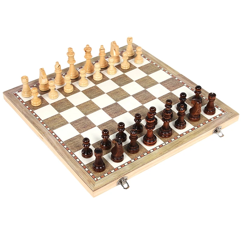 3 In 1 Wooden Chess And Checkers Set Magnetic Chess Board Set For Kids Adults Travel Portable Folding Chess Game Sets
3 In 1 Wooden Chess And Checkers Set Magnetic Chess Board Set For Kids Adults Travel Portable Folding Chess Game Sets