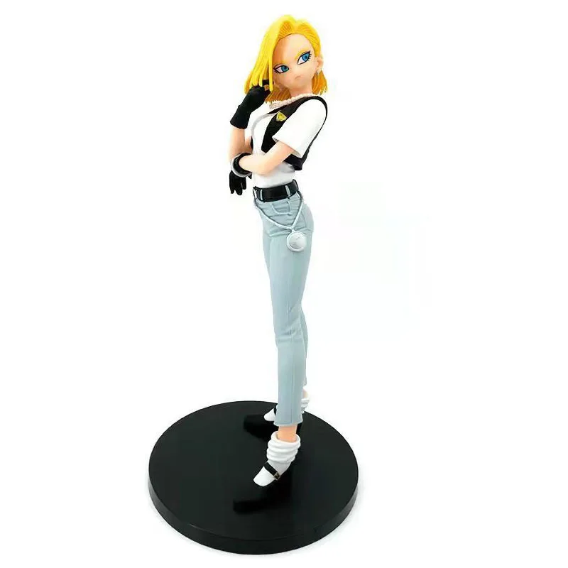 Экшн-фигурка из аниме «Драконий жемчуг Z» на Android 18, модель DBZ из ПВХ, статуэтка, коллекционная игрушка, жену куририририна, 24,5 см
Экшн-фигурка из аниме «Драконий жемчуг Z» на Android 18, модель DBZ из ПВХ, статуэтка, коллекционная игрушка, жену куририририна, 24,5 см
