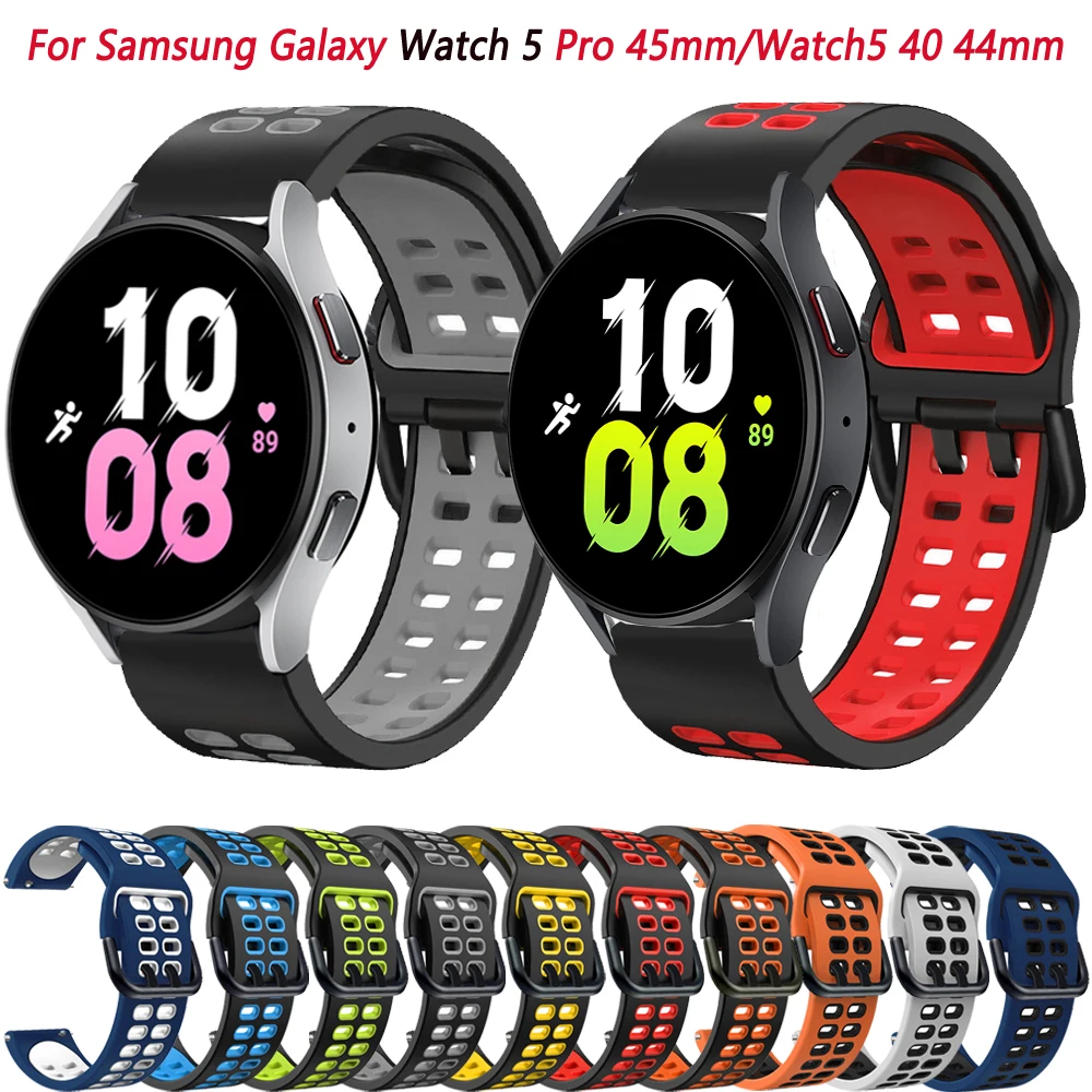Ремешок силиконовый для смарт-часов, браслет для Samsung Galaxy Watch 5 Pro 45 мм/Watch 5 40 44 мм, 42 46 мм
Ремешок силиконовый для смарт-часов, браслет для Samsung Galaxy Watch 5 Pro 45 мм/Watch 5 40 44 мм, 42 46 мм