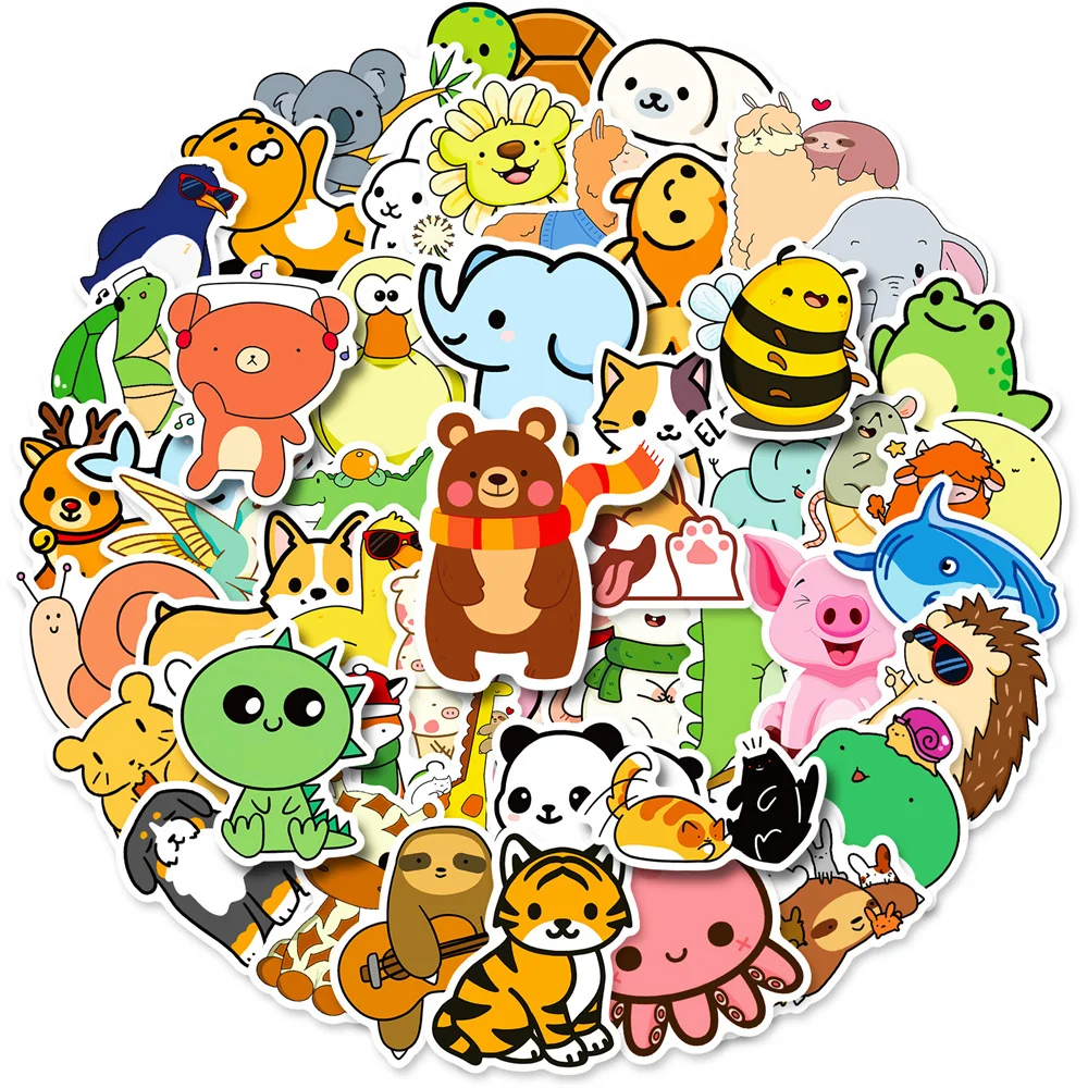 10/30/50PCS Cartoon Animals Cute Graffiti Stickers Luggage Laptop Suitcase Decoration Children Toys Stickers Wholesale
10/30/50PCS Cartoon Animals Cute Graffiti Stickers Luggage Laptop Suitcase Decoration Children Toys Stickers Wholesale
